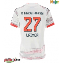 Camiseta Bayern Munich Konrad Laimer #27 Visitante Equipación para mujer 2025-26 manga corta